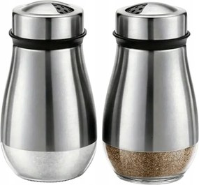 Só- És Borsszóró Szett Dikom Állítható Rozsdamentes Acél Üveg