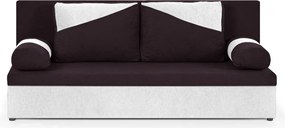 ROLO Háromszemélyes kinyitható kanapé Barna/bézs