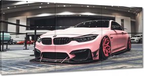 Vászonkép 180x90 Rózsaszín Bmw Autó