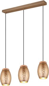 TRIO R31573065 BIDAR Többágú Függesztett Lámpa Barna E27 IP20