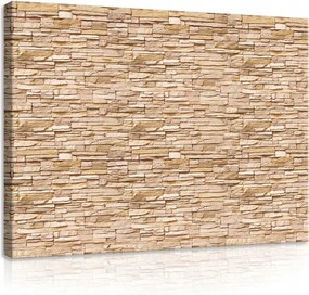 Vászonkép 60x40 Kő falburkolat textúra kő rusztikus homlokzat