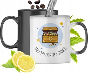 Mágikus Bögre Edzőnek Színváltós, fényképes nyomattal