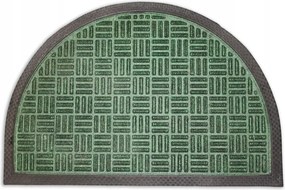 Félkör alakú bejárati lábtörlő Zöld