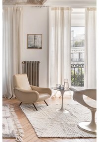 Krémszínű mosható kézi szövésű gyapjú szőnyeg 170x240 cm Almond Valley – Lorena Canals