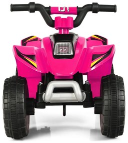 Akkumulátoros gyermek quad, rózsaszín