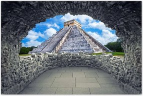 Poszterek 90x60 Kukulkán piramis Mexikó