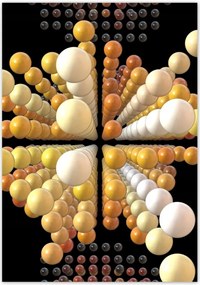 Poszterek 70x100 Narancssárga absztrakt