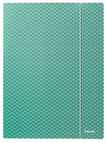Gumis mappa, karton, A4, ESSELTE Colour&#039;Breeze, zöld (E628493)