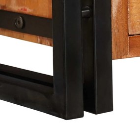 TV szekrény Sokszínű 120 x 30 x 50 cm tömör újrahasznosított fa