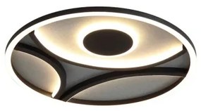 Searchlight 82100-39BK - ZENDISC LED dimmelhető mennyezeti lámpa LED/20W/230V 3000K átm. 39 cm