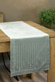 Royal3 bársony asztali futó Ezüst 35x220 cm