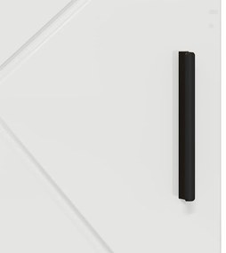 Fürdőszoba Székény Magasfényű fehér 60 x 35 x 80 cm Faanyag