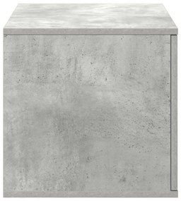 Tárolószekrény Beton Szürke 118x41x40 cm Mérnöki Fa