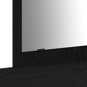 Falis öltöztető asztal Fekete tölgy, 100x40x70 cm