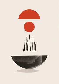 Poszter 70x100cm Félkör alakú forma