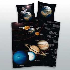 Bolygós Globes 2 részes Ágynemű-garnitúra 140x200+70x90 cm