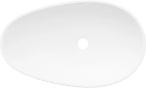 Mexen Nora, konglomerátumból készült munkalap mosogató 60 x 36 cm, fehér, 23056001