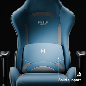 Diablo X-Starter szövet gamer szék: kék