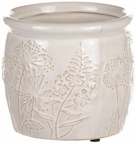 Flores virágtartó, 14 x 12 x 14 cm, kerámia