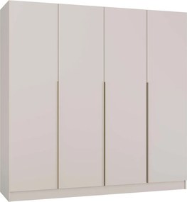 Senso 4D gardróbszekrény, 200x56.5x200 cm, kasmír