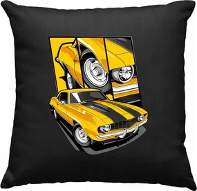 Retro autós párna Z28 1969 fekete