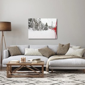 Kép - Vonat a havas tájban (70x50 cm)