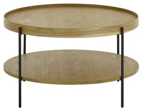 FURNI tölgy dohányzóasztal