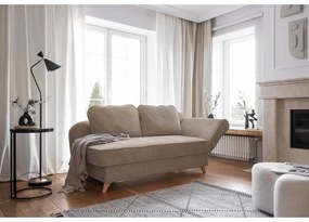 Szürkésbarna kordbársony heverő (jobb oldali) Chic Charlotte – Miuform