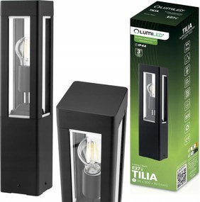 Kerti Lámpa Kültéri Álló Oszlop 50cm E27 Led Izzóhoz Prémium