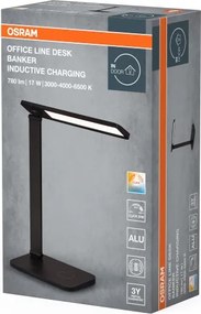 Osram - dimmelhető LED asztali lámpa OFFICE LINE LED/17W/230V fekete