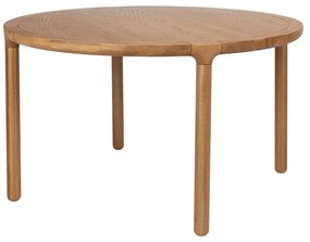 Kerek étkezőasztal tölgyfa dekorral ø 128 cm Storm – Zuiver