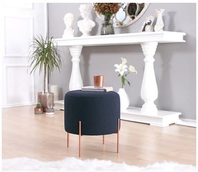 Sötétkék puff Copper – Artie