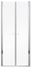 Saloon 80x195 cm kétszárnyú zuhanyajtó