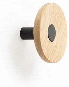 Fogas  Viefe ZOOT  gomb,  90mm, fa-alumínium, matt fekete + tölgy EI