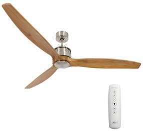 Lucci air 210506 - Mennyezeti ventilátor AIRFUSION AKMANI paulownia/barna + távirányító