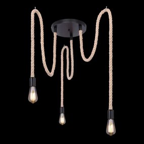 Globo 69029-3H1 - Csillár zsinóron ULLEU 3xE27/60W/230V pók