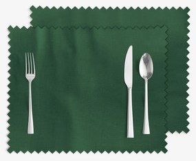 Goldea karácsonyi teflonbevonatú reggeliző alátét - sötétzöld - 2db 30 x 40 cm