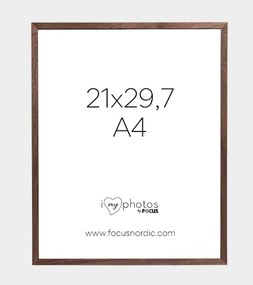 Focus Soul képkeret dió furnér 21x29,7 cm (A4)