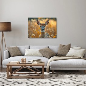 Üveg kép - őzike (70x50 cm)