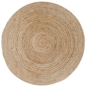 Bombay fonott szőnyeg, natúr, D90cm