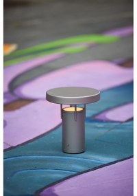 Világosszürke LED dimmelhető asztali lámpa (magasság 20 cm) BringMe – Hübsch