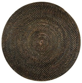 Barna rattan tányéralátét, ø 36 cm - Tiseco Home Studio