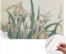 Mosható öntapadós fotótapéta étkezőbe Finom íriszek 416x254 cm