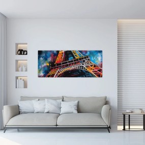 Kép - Az Eiffel-torony festménye II. (120x50 cm)