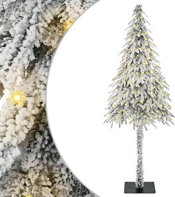 vidaXL Karácsonyfa 300 LED-del állvánnyal Fehér 210 cm PE és Acél