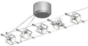 Paulmann 94133 - 5x GU5,3/10W MAC spotlámpa, 230V, króm