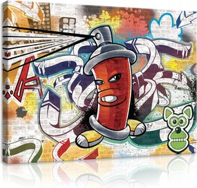 Ifjúsági Gyerekszoba Vászonkép Graffiti Művészet 100x70