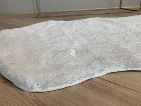 Vajpuha ovális shaggy sebano Fehér (white) 67x110