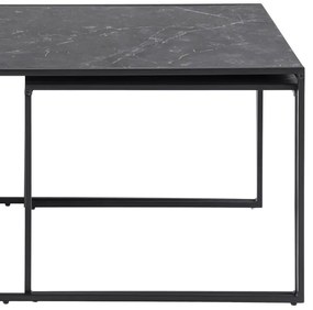 ALMA 3 részes antracit dohányzóasztal szett