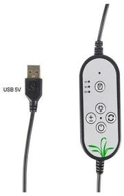 LED Dimmelhető asztali lámpa kapoccsal növények termesztéséhez LED/12W/5V